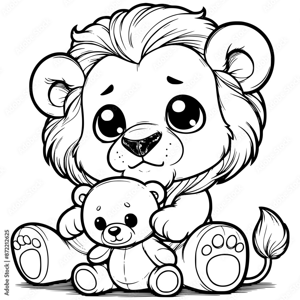 Baby Lion , Funny Baby Lion Svg, Lion King Svg, Cool Lion Svg, Cute