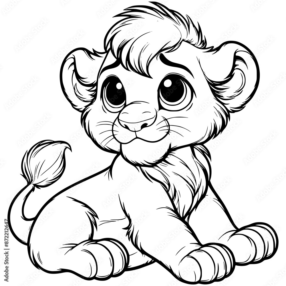 Baby Lion , Funny Baby Lion Svg, Lion King Svg, Cool Lion Svg, Cute