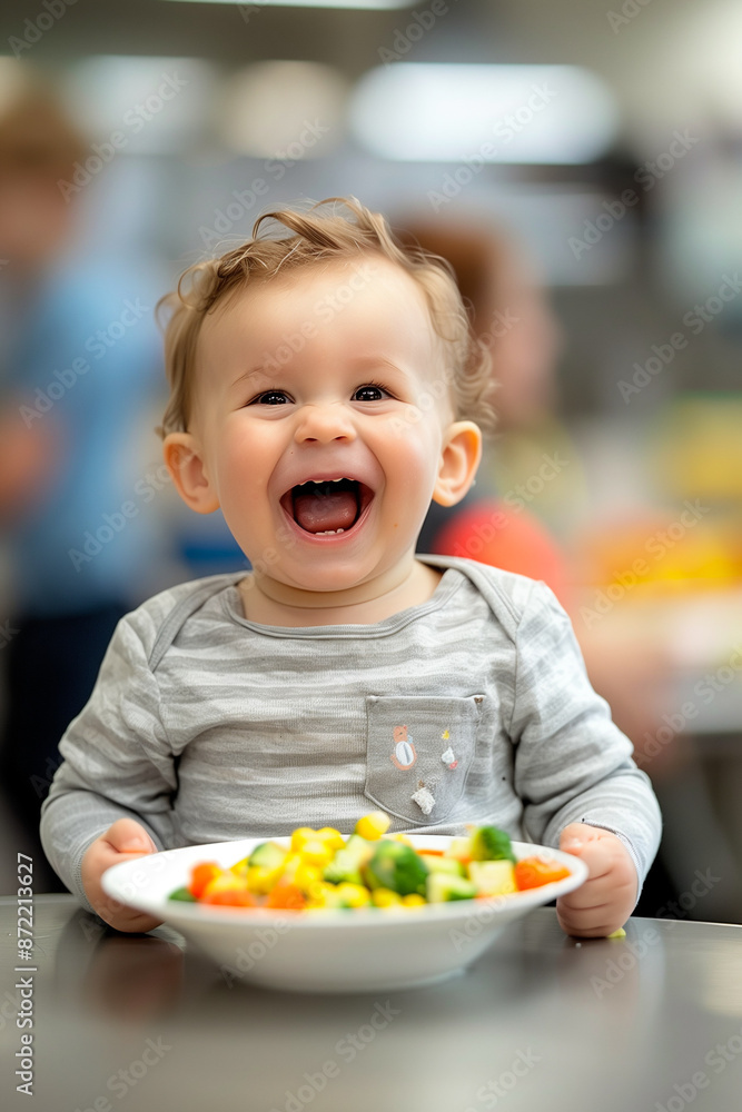 Infants explore new flavors and cultures as they delightfully taste a variety of international cuisines for the first time Infants explore new flavors and cultures as they delightfully taste a variety of international cuisines for the first time