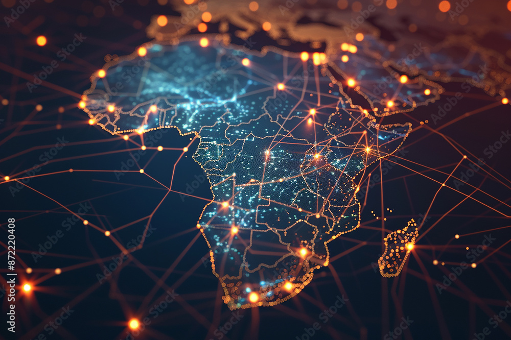 A digital representation of Africa’s network infrastructure A digital representation of Africa’s network infrastructure