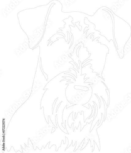 Airedale Terrier outline