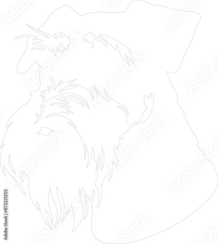 Airedale Terrier outline