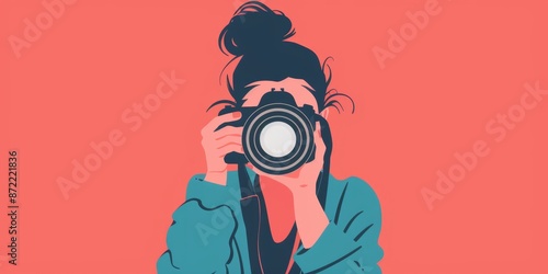 Icon depicting a person with a camera