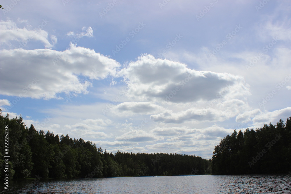 Clouds over the lake Clouds over the lake