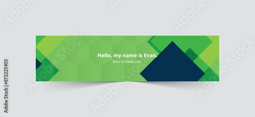 Abstract professional linkedin banner