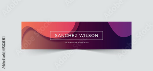 Elegant business linkedin banner
