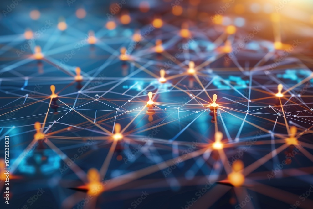 Business communication network concept. Software as a service. Digital transformation. Business communication network concept. Software as a service. Digital transformation.