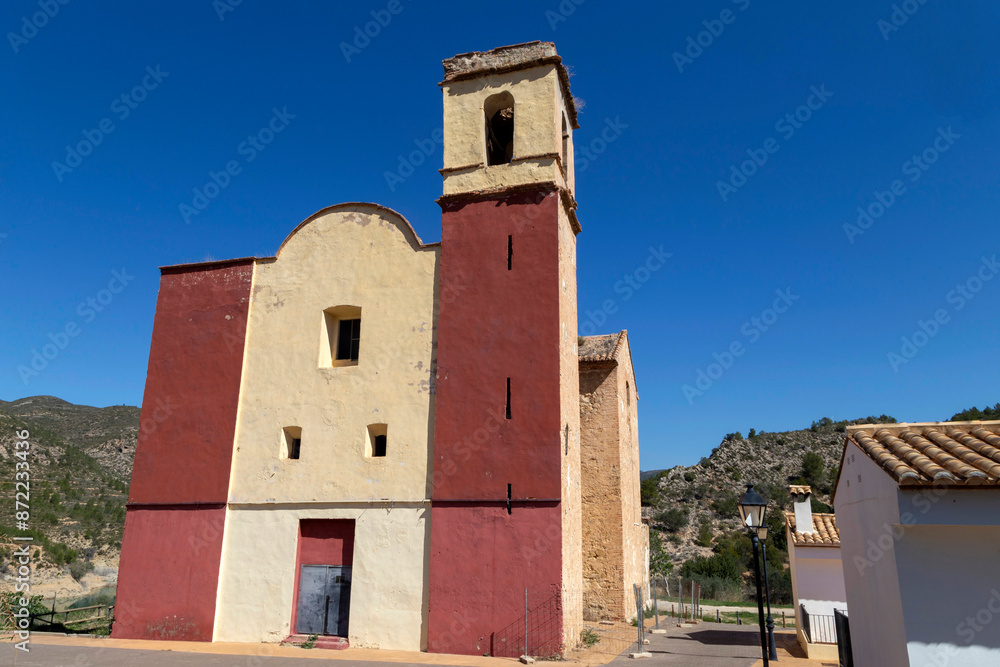 Church of the old town of Loriguilla from the 18th century. Valencia, Spain. Church of the old town of Loriguilla from the 18th century. Valencia, Spain.