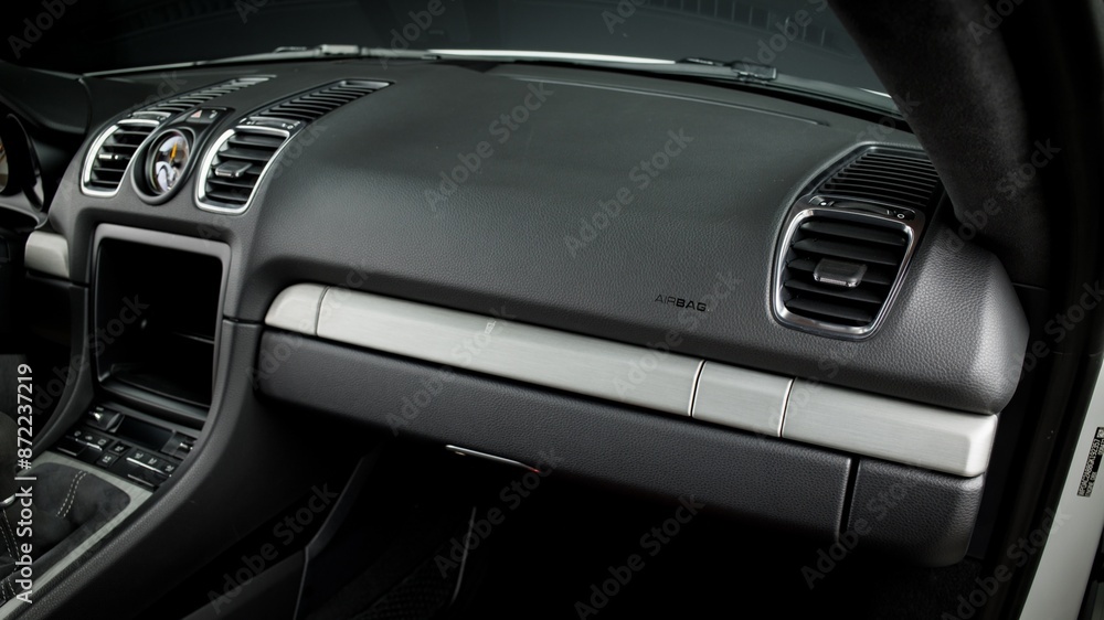 Glove box in a car Glove box in a car