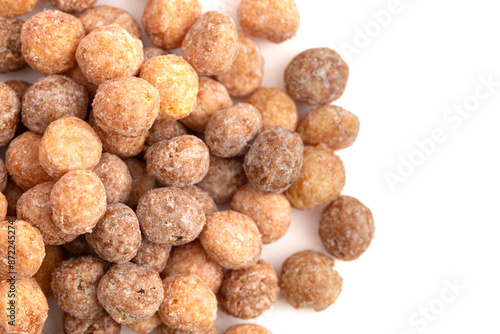 Chocolate Peanut Butter Flavored Breakfast Cereal Balls