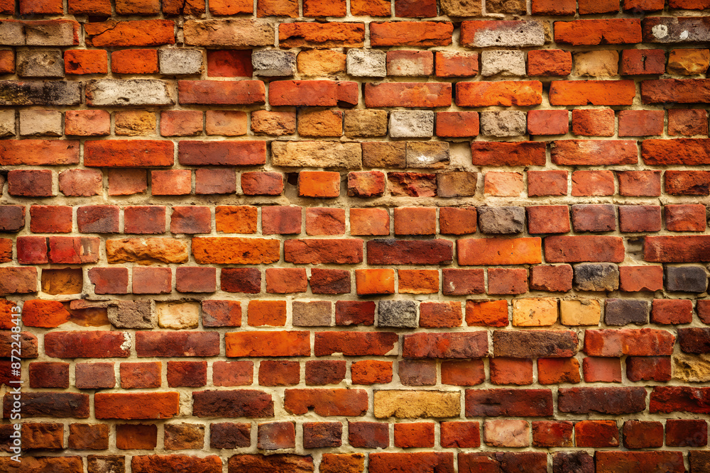 Red brick wall Red brick wall