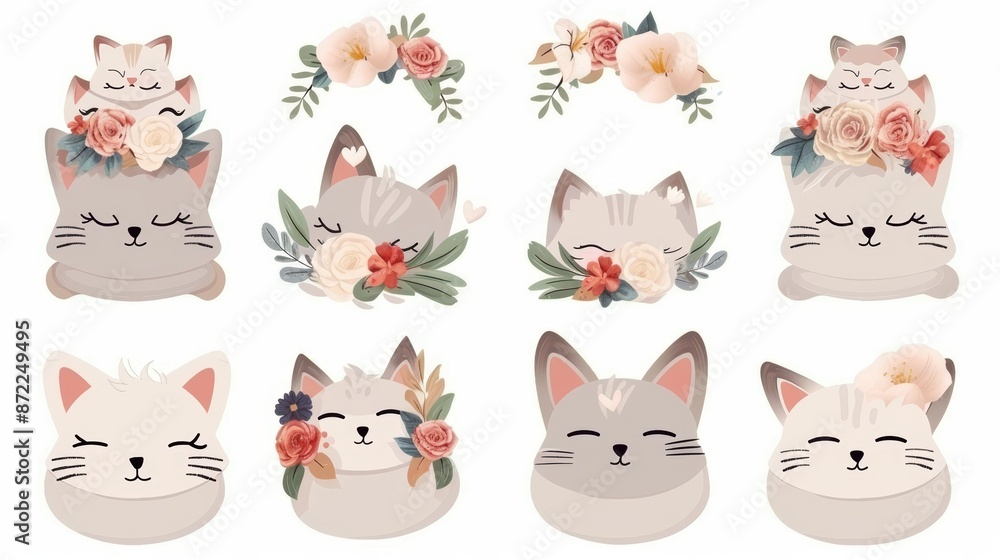 cat among flowers cat among flowers