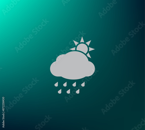 Vector illustration blue background