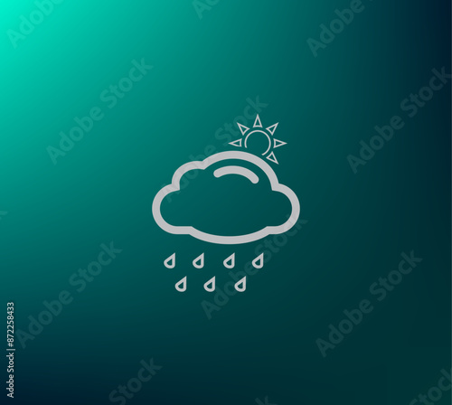 Vector illustration blue background