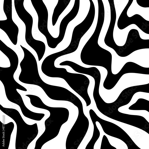 Abstract wave pattern. Vector Illustration.