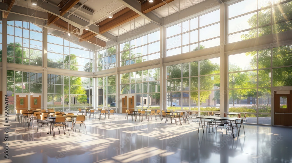 community center with energy-efficient windows that create a welcoming, bright space for local events and activities, fostering a sense of community community center with energy-efficient windows that create a welcoming, bright space for local events and activities, fostering a sense of community