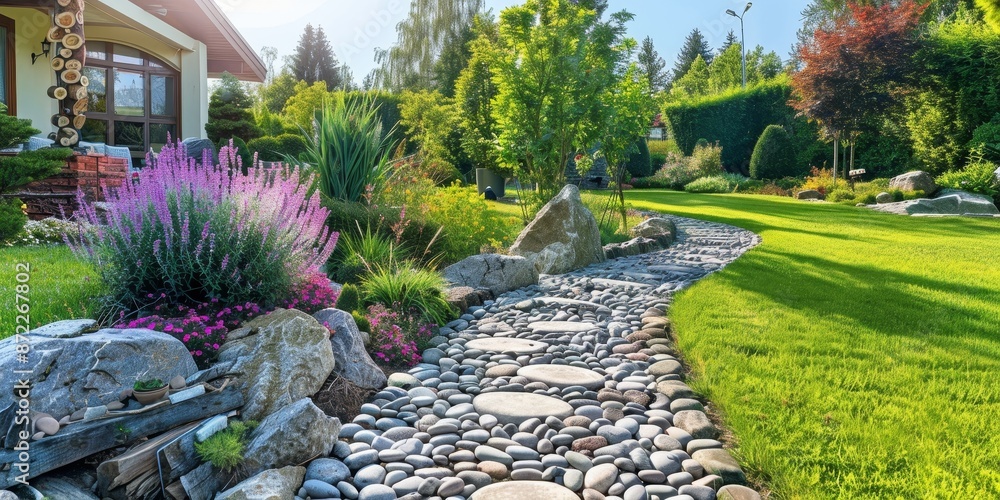 Obraz premium Home landscaping service .