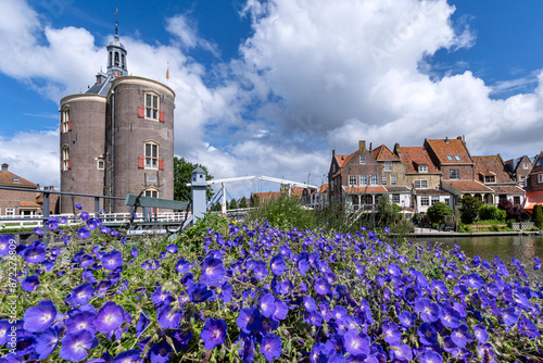 Drommedaris. The Drommedaris is the southern gateway of the city Enkhuizen in the Netherlands. It is the best known building in Enkhuizen. photo