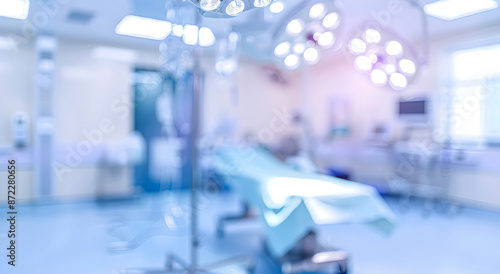 Blurred background of a modern operating room, background. © lutsenko_k_