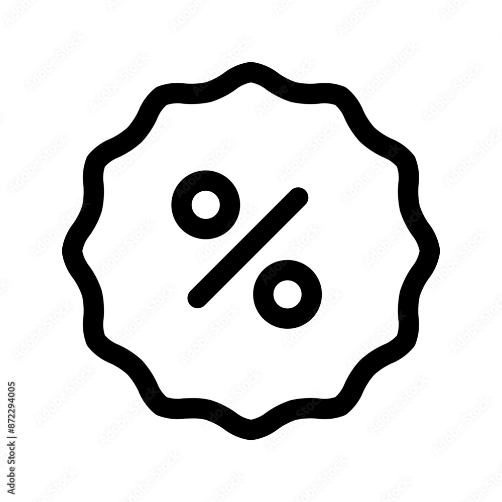 Discount on Sale icon design in filled and outlined style Discount on Sale icon design in filled and outlined style