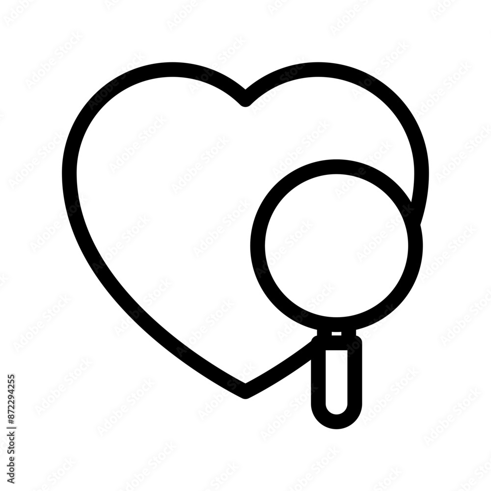 Find Love icon design in filled and outlined style Find Love icon design in filled and outlined style