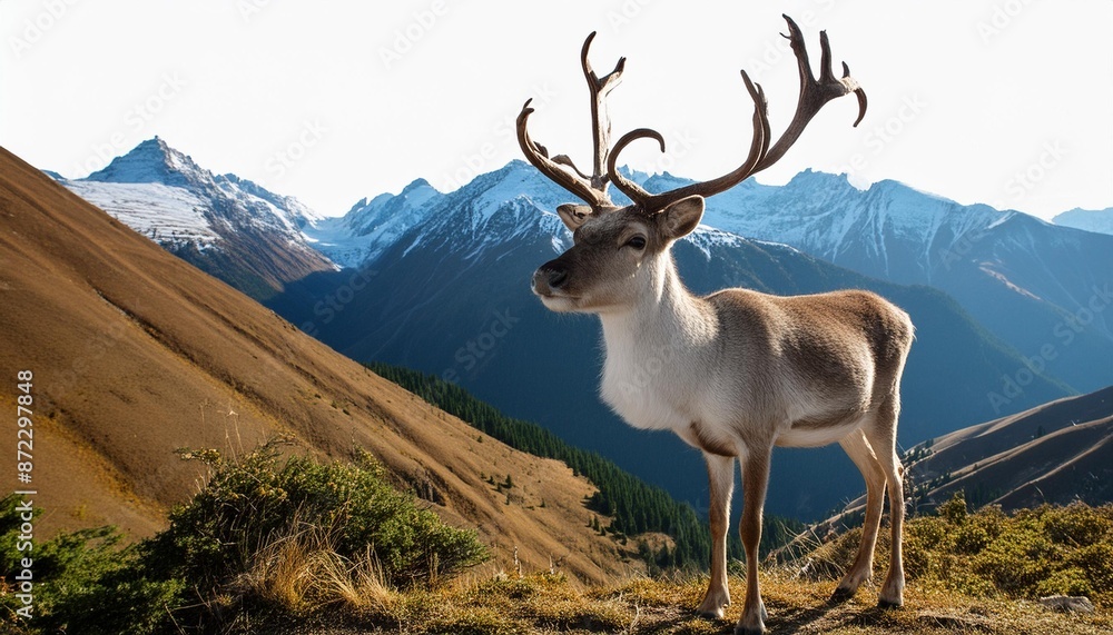 deer in the mountains deer in the mountains