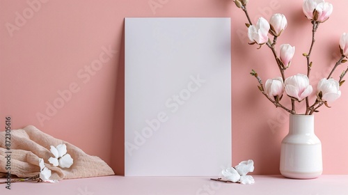 On background, a flower in bloom, spectacularly beautiful. A colorful greeting, it's an awesome natural decoration.