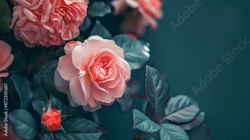 Flower on background, a depiction of amazing blossom. Bright and colorful, it's a gorgeous sight to behold.