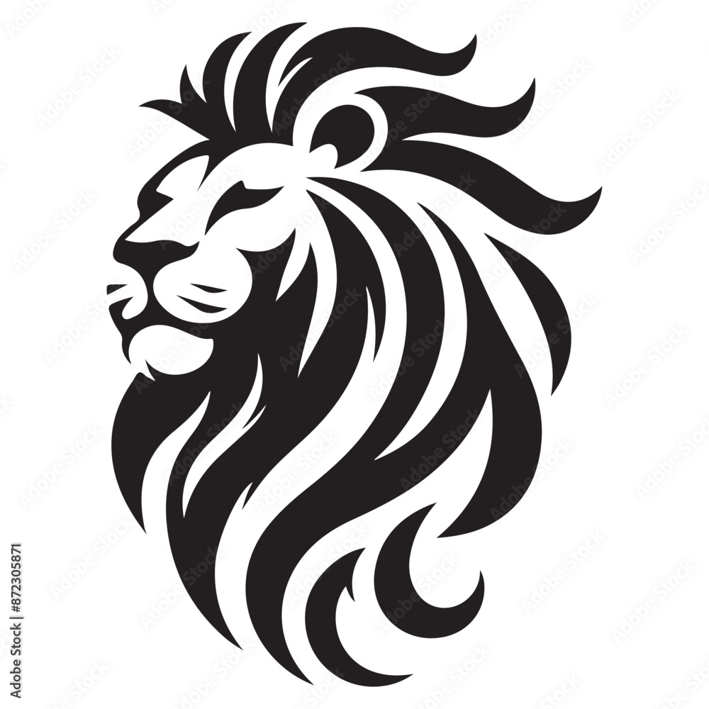 Lion Silhouette Vector Lion Silhouette Vector