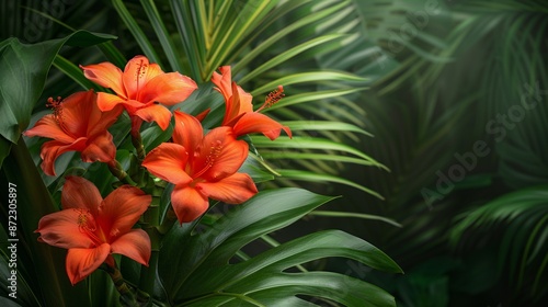 A beautiful flower on background, a colorful greeting. Bright and blooming, it's an amazing natural sight.