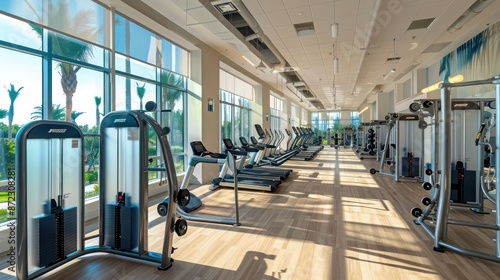 state-of-the-art fitness center with energy-efficient windows that reduce the need for artificial lighting and cooling, creating an optimal environment for health and fitness