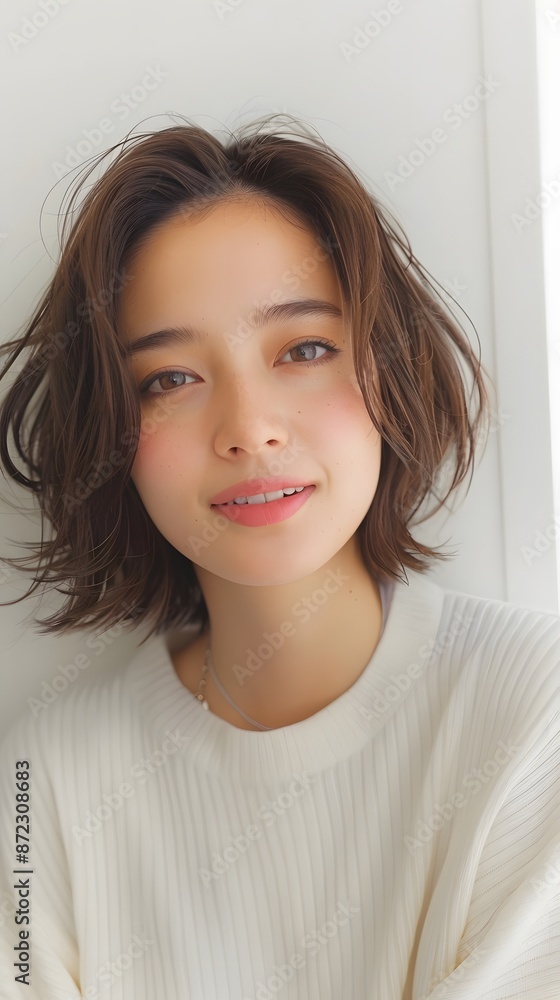 清楚できれいな女性のお顔