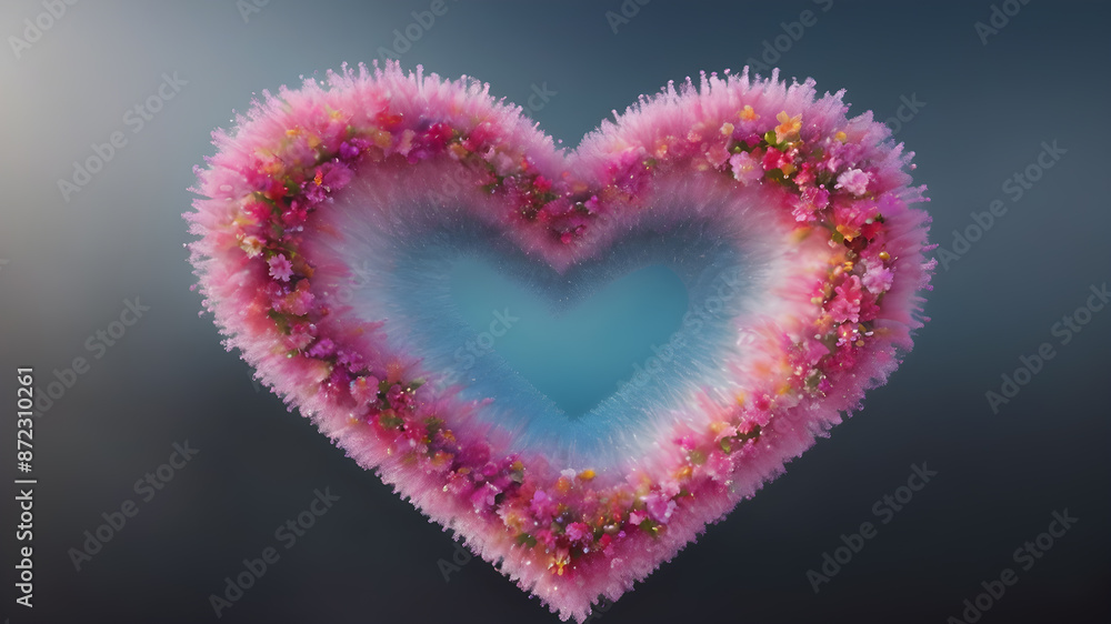 Heart shape for Love concept, Valentine's Day concepts. love symbol, concept for Valentine's Day, wedding etc. Heart elements for love concept design. AI generated image Heart shape for Love concept, Valentine's Day concepts. love symbol, concept for Valentine's Day, wedding etc. Heart elements for love concept design. AI generated image