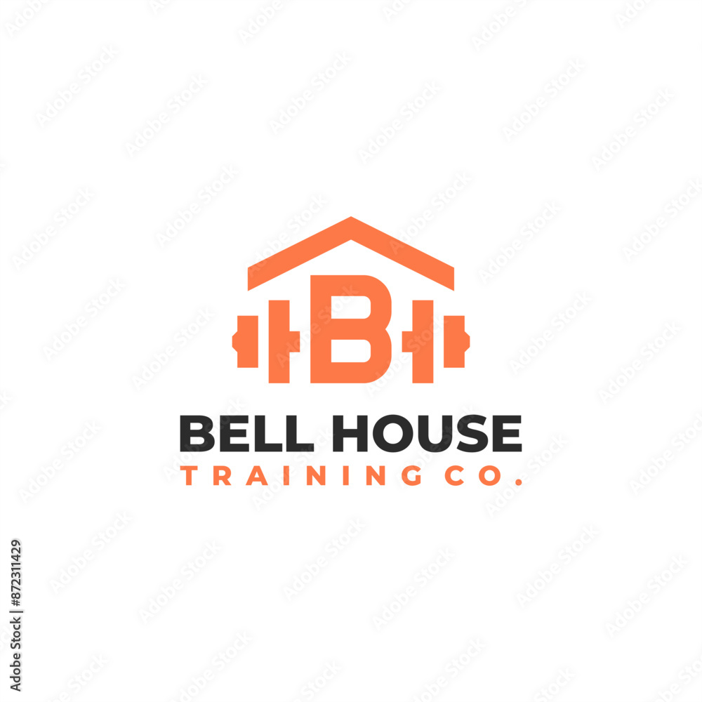 letter b fitness logo design vector letter b fitness logo design vector
