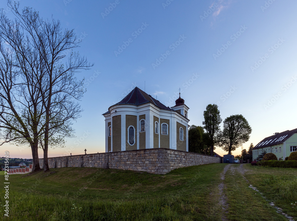 Church of Saint Procope, Bezdekov nad Matuji, Broumov, Czech republic Church of Saint Procope, Bezdekov nad Matuji, Broumov, Czech republic
