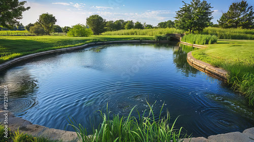 Smart water conservation systems, rainwater harvesting, and automated water quality monitoring in rivers and ponds.