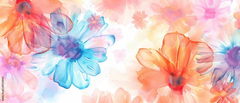 Pastel Flower Design Pastel Flower Design