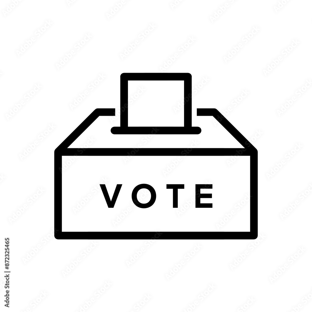 Vote icon with simple and modern design isolated on transparent background Vote icon with simple and modern design isolated on transparent background