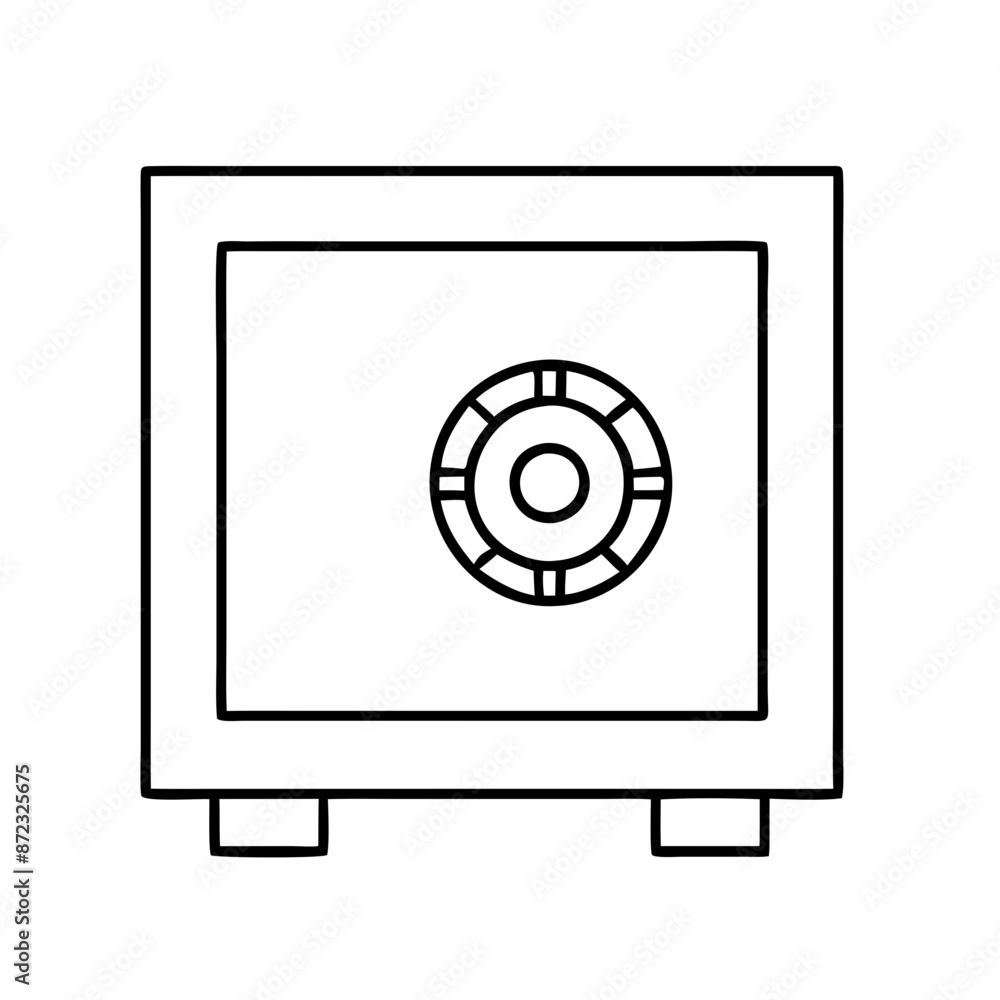 Safe Box Icon: Security Equipment, Vault Door, Lock, Protection, Safe
Safe Box Icon: Security Equipment, Vault Door, Lock, Protection, Safe