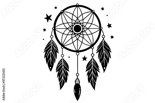 premium vector dreamcatcher illustration 