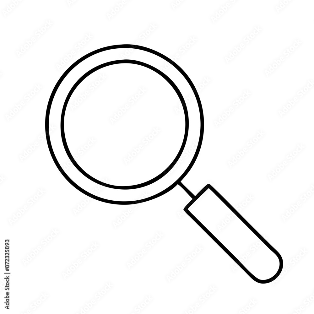 Search Icon: Magnifying Glass, Find, Explore, Discover, Research, Data, Web, Zoom, Interface, Online, Information, SEO, Lookup, Exploration, Analysis, Internet, Magnifier, Inquiry, Navigation, Search