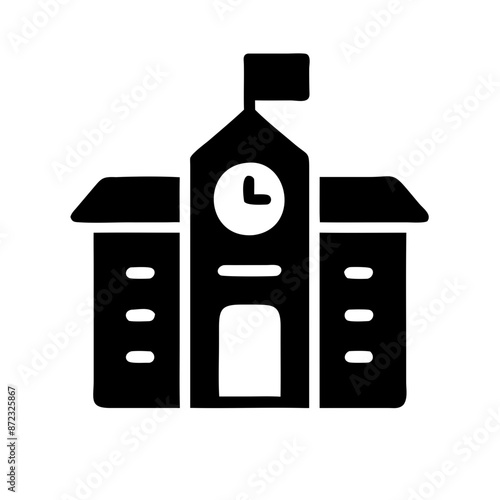 School Building Icon. Education Icon. Learning Icon. Classroom Icon. University Icon. Studying Icon. Teacher Icon. Teaching Icon. Schoolhouse Icon. School Supplies Icon.