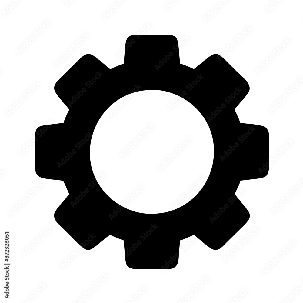Settings Icon: Gear, Cogwheel, Configuration, Control Panel, Preferences Settings Icon: Gear, Cogwheel, Configuration, Control Panel, Preferences
