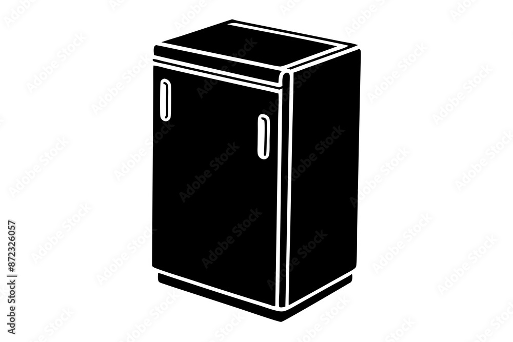 refrigerator line art vector illustration refrigerator line art vector illustration