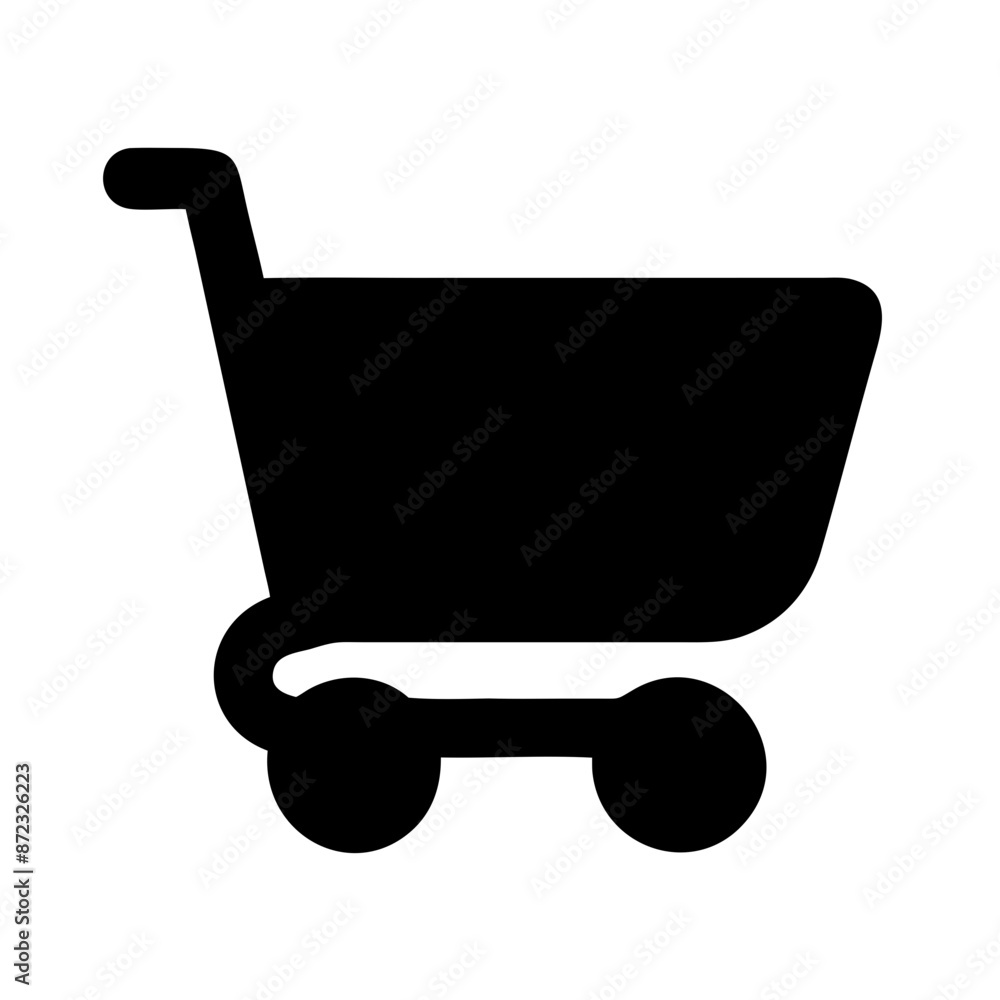 Digital Shopping Cart Icon. Ecommerce Symbol for Online Retail. Purchase Button for Web Shopping. Digital Shopping Cart Icon. Ecommerce Symbol for Online Retail. Purchase Button for Web Shopping.