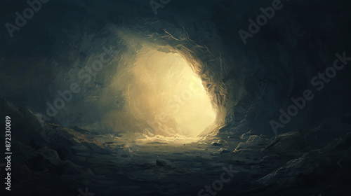 tomb cave easter faith resurrection christianity holy