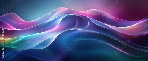 Abstract Flowing Light Design