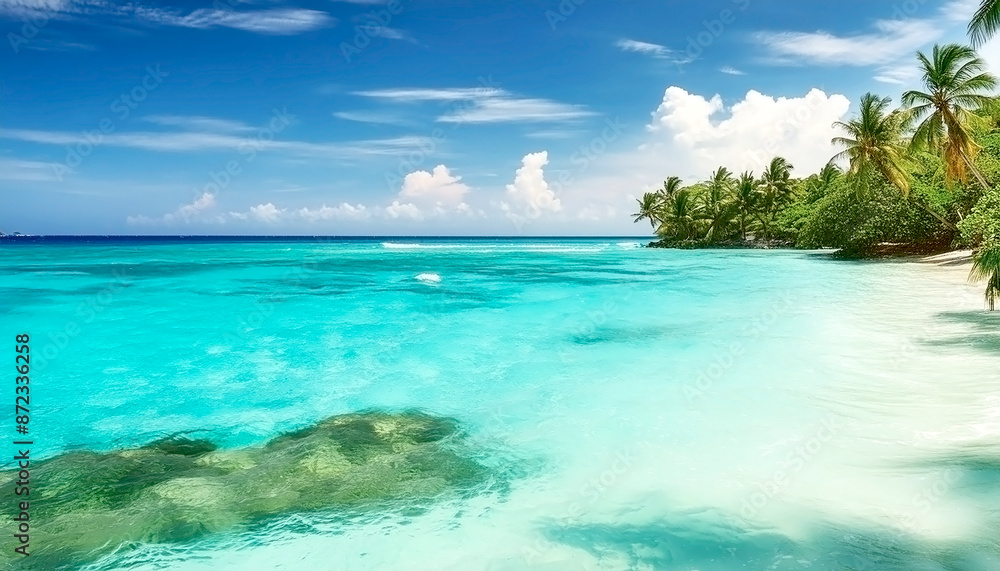 Fototapeta premium 青い海が広がる南国の景色