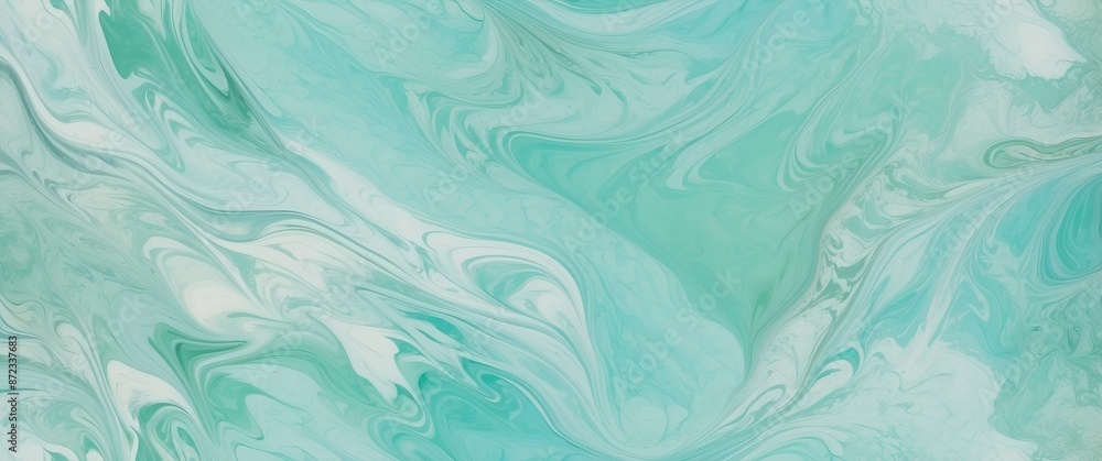 A soothing abstract marble pattern in shades of green and white, ideal for modern designs, backgrounds, and creative projects with a serene atmosphere A soothing abstract marble pattern in shades of green and white, ideal for modern designs, backgrounds, and creative projects with a serene atmosphere