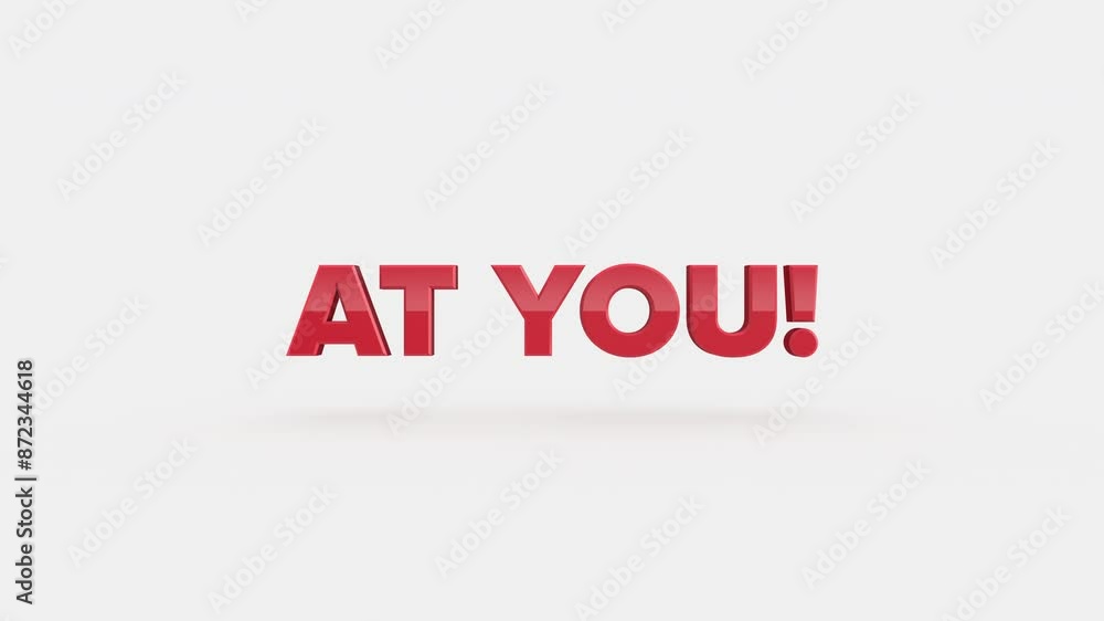 Thursday Coming At You! 3D Animated text flying towards camera over white background 4K Thursday Coming At You! 3D Animated text flying towards camera over white background 4K